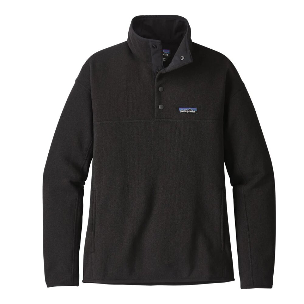 Women's Black Lightweight Better Sweater® Marsupial Pullover (Size Medium)
